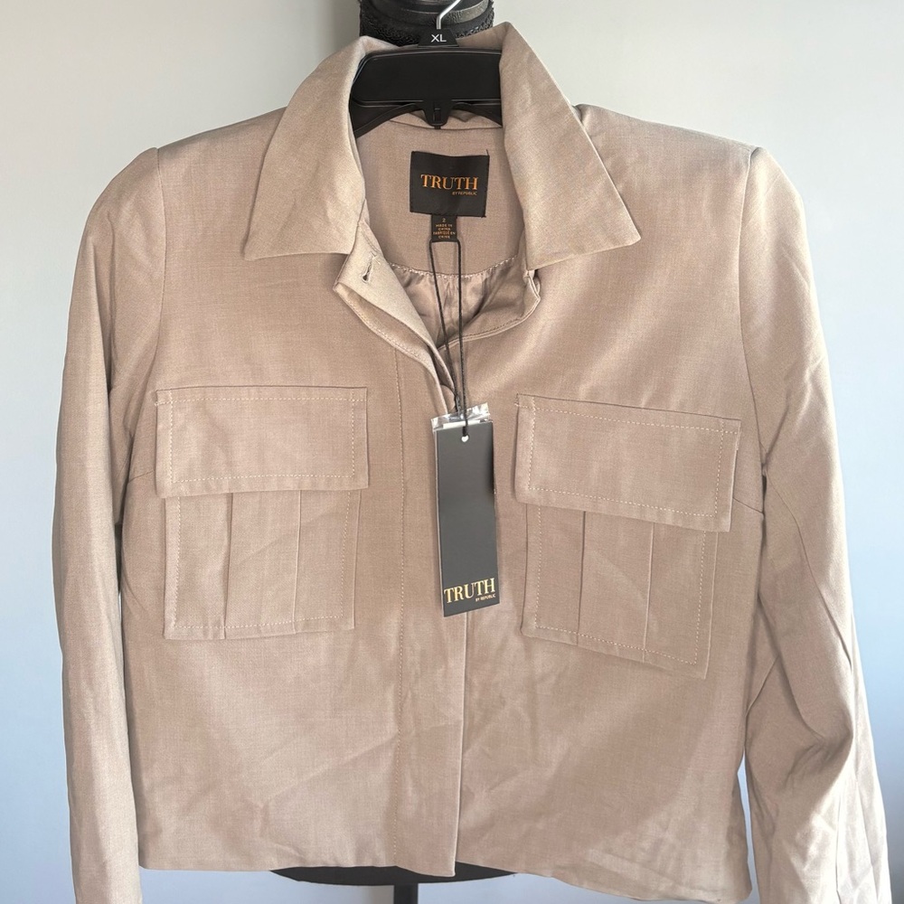 Truth Beige Utility Jacket